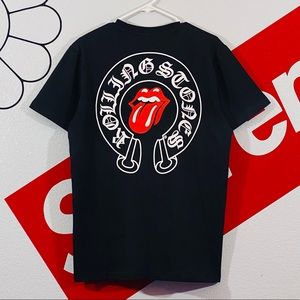 Chrome Hearts x Rolling Stones Black XL T-Shirt
